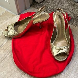 Alex Marie Gold Heels